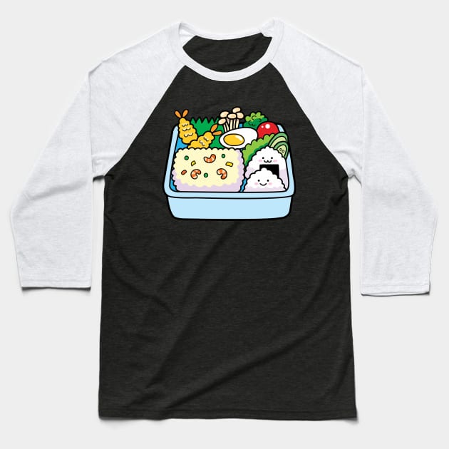 Cute Bento Box Baseball T-Shirt by SuperrSunday